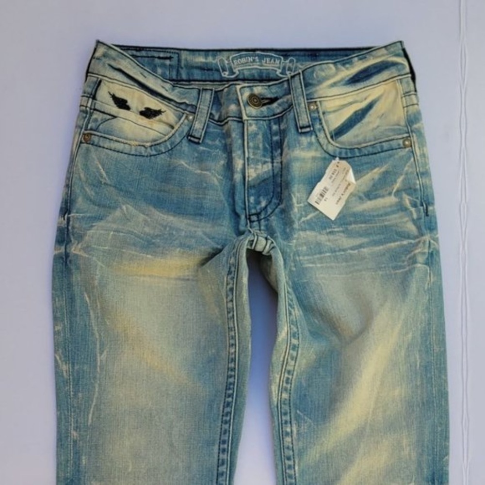 New KIDS ROBIN'S JEAN Swarovski Crystals Jeans SZ 10 - Picture 3 of 9